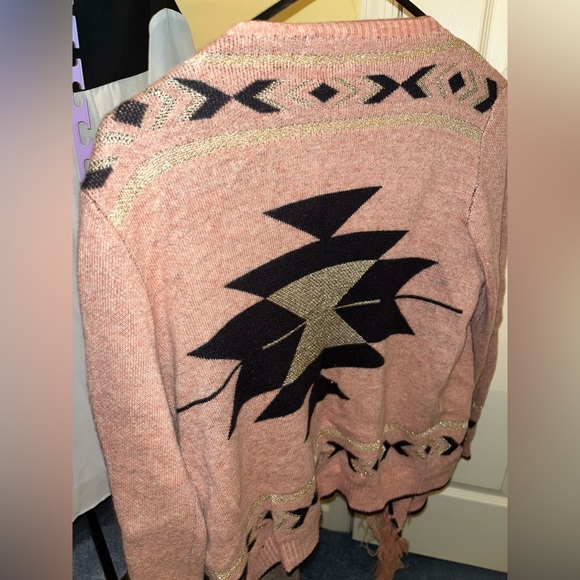Women’s Aztec Design Cardigan - Picture 2 of 4